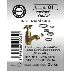 54GU 20150100081 sada těsnění - universální - PRYŽOVÁ - 25 k