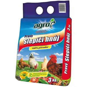 AGRO Slepičí hnůj 3 kg