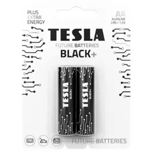 Baterie Tesla AA LR06 Black+ 2 ks