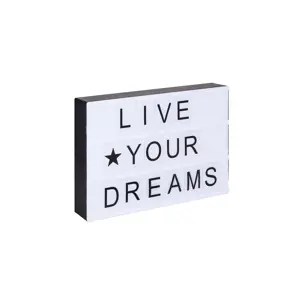 Produkt Dekorace Light Box - Live Your Dreams