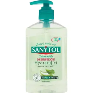 Produkt Dezinfekční tekuté mýdlo Sanytol hydratující aloe vera & zelený čaj 250 ml