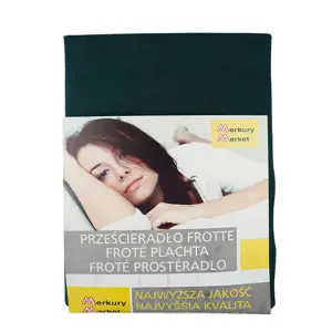 Produkt Froté napínací prostěradlo 90x200 lahvově zelené 74