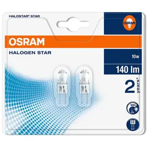 Halogenová žárovka OSRAM G4 12 V 10 W stmívatelná 2 ks