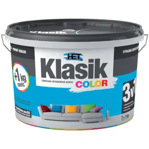 Het Klasik Color 0417 modrý azurový 7+1kg