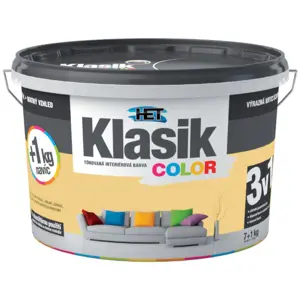 Het Klasik Color 0637 žlutý banánový 7+1kg