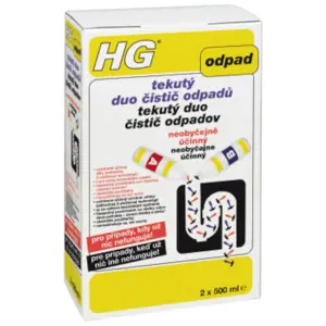 HG tekuty´ duo čistič odpadů 1l