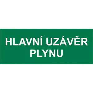 Hlavní uzávěr plynu