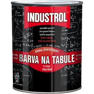 Industrol barva na školní tabule 0570 zeleň na vagóny 0,6l