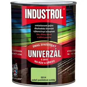 Industrol uni 5014 zeleň pastelová 0,75l