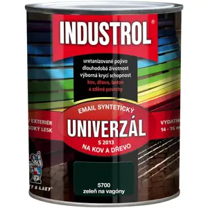 Industrol uni 5700 zelená na vagóny 0,75l