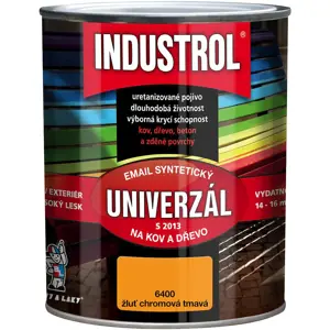 Industrol uni 6400 žluť chromová tmavá 0,75l