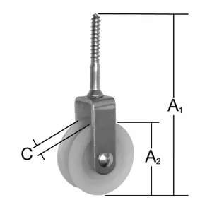 Kladka 90 x 30 x 6 mm zn 1 ks