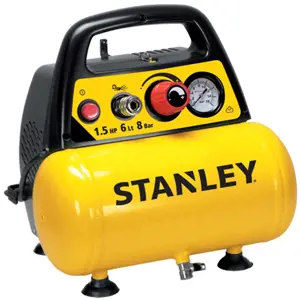 Kompresor bezolejový Stanley 6 l  8 bar DN 200/8/6