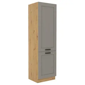 Kuchyňská skříňka Luna claygrey/artisan 60LO-210 2F