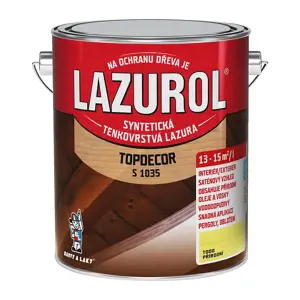 Lazurol Topdecor přírodní 2,5L