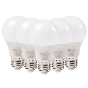 LED žárovka bulb 8W E27 3000K 806LM, 5 pack