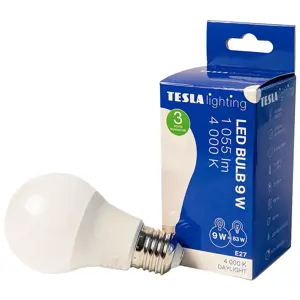 Produkt LED žárovka Bulb 9W E27 4000K
