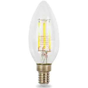 LED žárovka candle svíčka 4.2W E14 4000K 570LM