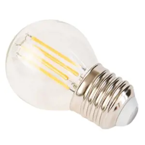 LED žárovka filament retro miniglobe 4.2W E27 2700K 470LM