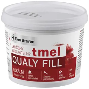 Lehčený brousitelný tmel Den Braven Qualy Fill 250 ml