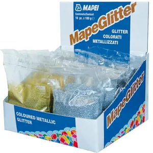 Produkt Metalické třpytky Mapeglitter stříbrné 100g