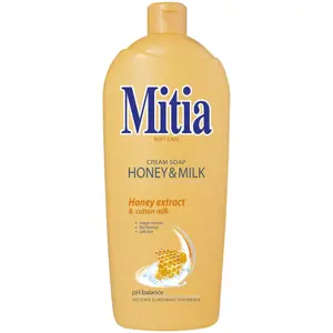 Mitia tek.mýdlo n.n. honey+milk 1l