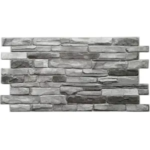 Produkt Nástěnný panel PVC Grey Stone 98x49,8 cm