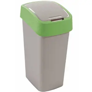 Produkt Odpadkový koš Flip Bin 45l 195022 stříbrno/zel.