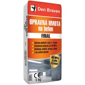 Opravná hmota na beton Den Braven FINAL 5 kg