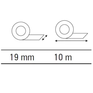 Páska izolační černá 19 mmx10 m