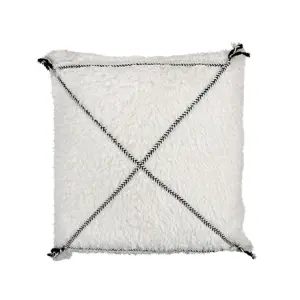 Povlak Sherpa ecru 45x45 Merkury Home