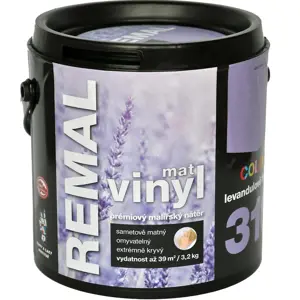 Remal Vinyl Color mat levandule fialová 3,2kg