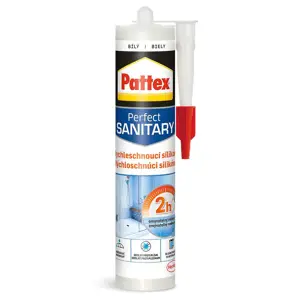 Produkt Silikon sanitární Pattex Rychleschnoucí bílý 280 ml