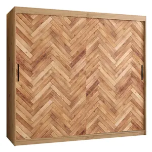 Skříň HERRINGBONE 1 200 Dub artisan/Rybí kost