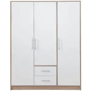 Skříň Smart 150 cm Dub Sonoma/Bílá