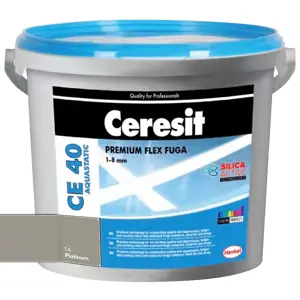 Spárovací hmota Ceresit CE 40 Aquastatic 2 kg platinium