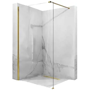 Sprchová zástěna WALK-IN Aero Gold 120x195