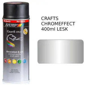 Sprej Crafts effect chromová  400ml