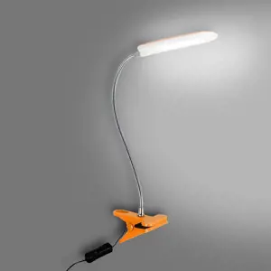 Stolní lampa 02865 Dori Led Orange Klips