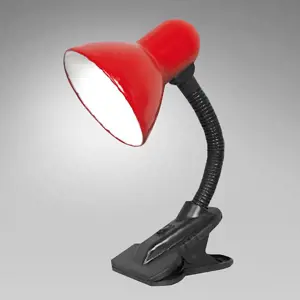 Stolní lampa 2028c červená kl