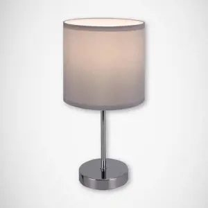 Stolní lampa AGNES 03147 E14 GREY