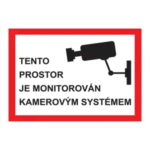 Tento prostor je monitorován A4