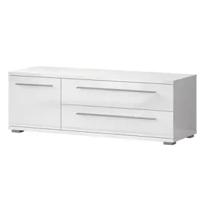 Tv Stolek Piano TV135-1K2F/PN-70/KA/70 crystal white