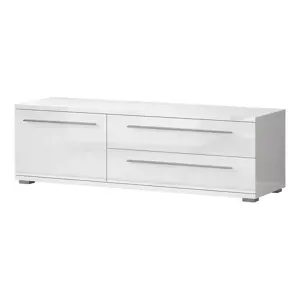 Tv Stolek Piano TV150-1K2F/PN-70/KA/70 crystal white