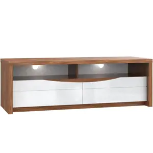 Tv Stolek Saint Tropez 148cm  Dub Sangallo/Bílý