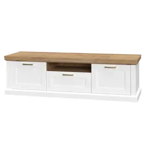 Tv Stolek Tara TV2K1F white/pacific walnut