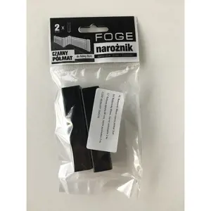 Produkt Univerzální roh Foge 80 černá polomatná 2ks