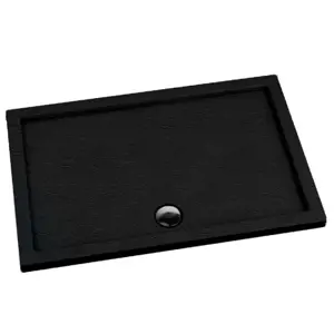 Vanička obdélníková Black Stone 90x100x5 Espera AQM268CST