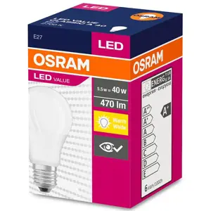 Žárovka LED 6W/827 E27 Value Cl A 40 Fr