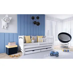 Produkt Dětská postel s přistýlkou GRETA 80x160, bílá